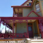 MacIntire House Porch Project Fanished Spandrel & Rail Instilation Front View 2019