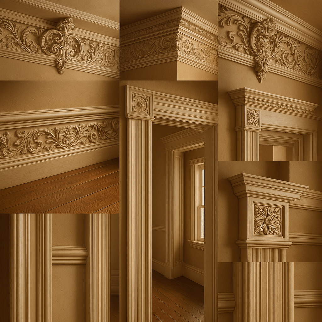 Historic trim restoration and period accurate installation